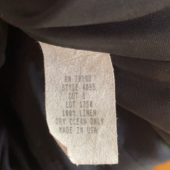 Vintage Santa Fe Short Sleeve Linen Dress Black - Picture 6 of 11